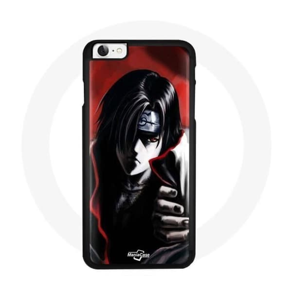 iPhone 7 Cover - MANIACASE - Itachi Uchiha - Blød - Sort - Anime