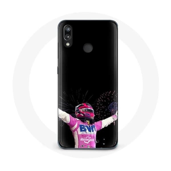 Cover - Huawei - P20 Lite - Formel 1 - Sergio Pérez - Blød - Sort