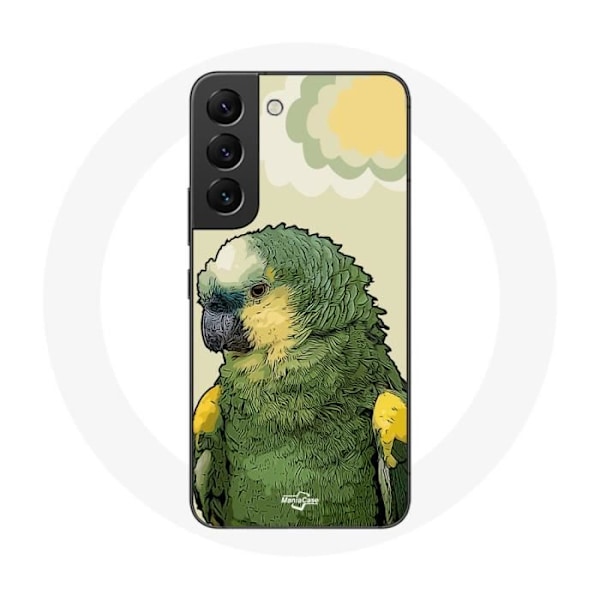 Skyddsfodral för Samsung Galaxy S21 FE Amazonas Papegojor Grön