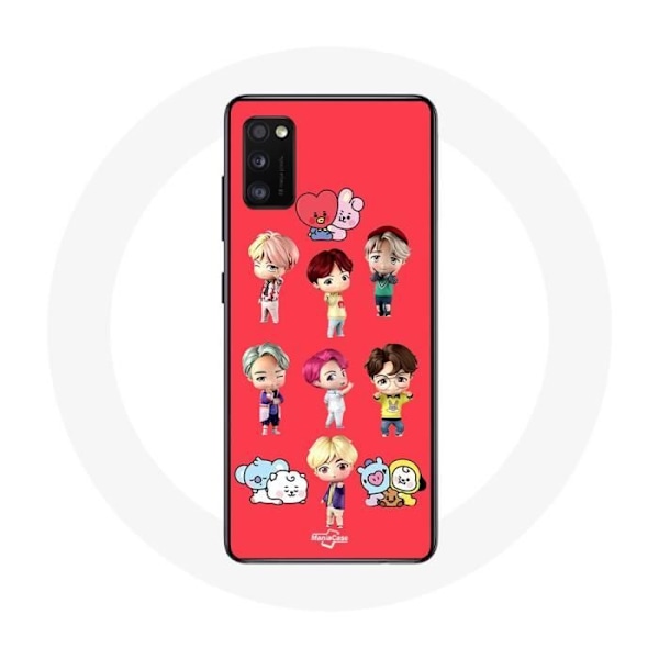 Coque för Samsung Galaxy S20 Plus BTS TinyTAN Animation BT21 Affisch
