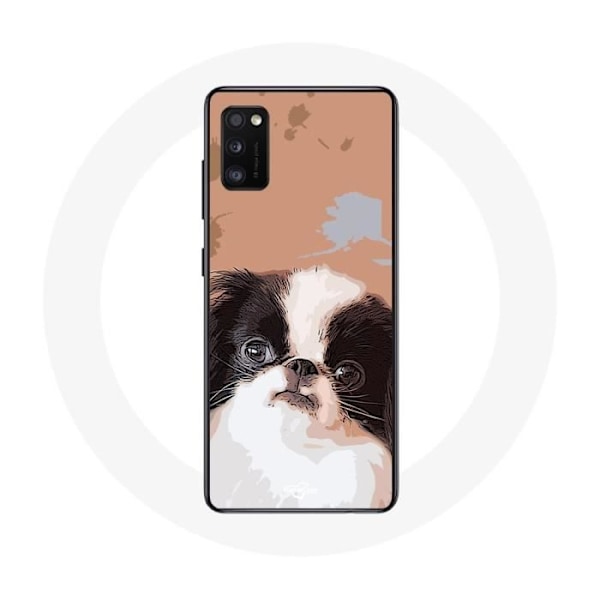 Skal till Samsung Galaxy S20 plus Japansk Spaniel Svart och Vit Hundras