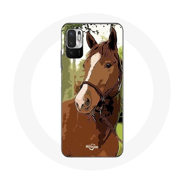 Skyddsfodral för Xiaomi Poco M3 Pro Quarter Horse Brun Hästras