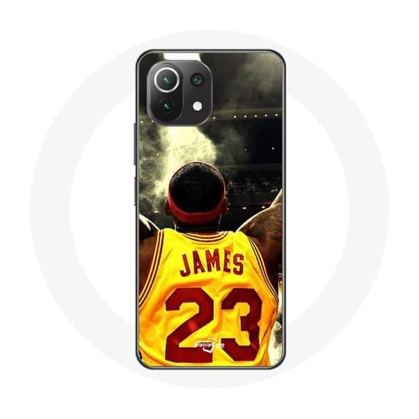 Coque - Xiaomi - Mi 11 Lite - Blød - Sort - Basketballspiller