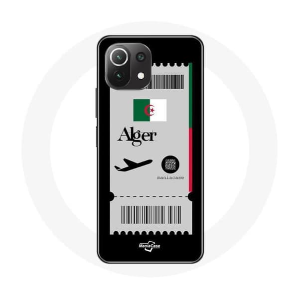 Cover - Xiaomi - Mi 11 Lite - Blød - Sort - Flybillet