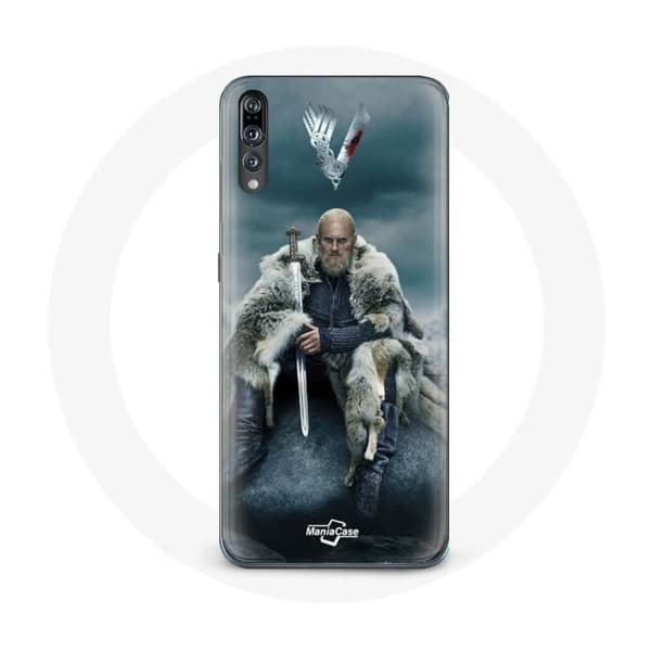 Cover til Huawei P20 - Vikings - Ragnar Lothbrok - Grå - Hård - Beskyttelse Grå