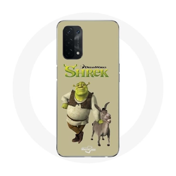 Skydd för Oppo A74 5G Shrek och Esel Film