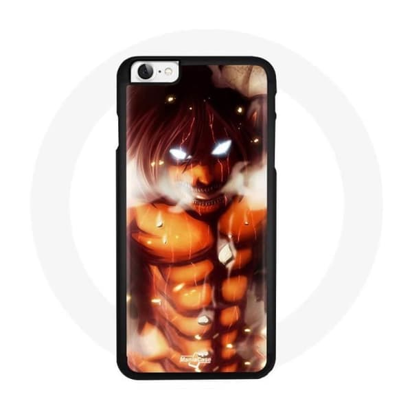Coque - Eren Jaeger - Iphone SE - Blød - Anime - Hvid