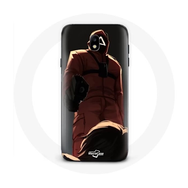 Coque för Samsung Galaxy J5 2017 Squid Game Röd Soldat med Triangelmask