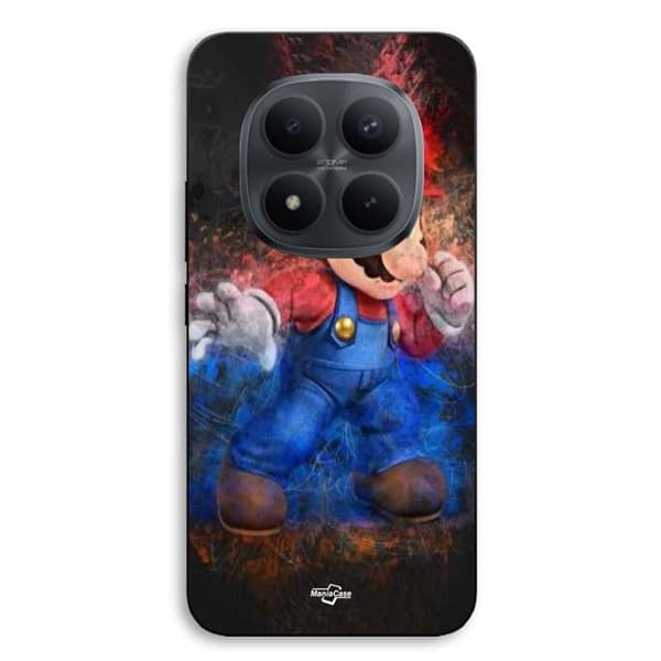 Smartphone cover - MANIACASE - Xiaomi Redmi Note 15 Pro Plus 5G - Super Mario Bros - Sort - Stødbeskyttelse Svart