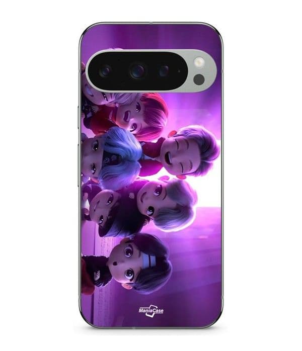 Cover - MANIACASE - Google Pixel 9 Pro - Sort - Blød - Kpop BTS Svart
