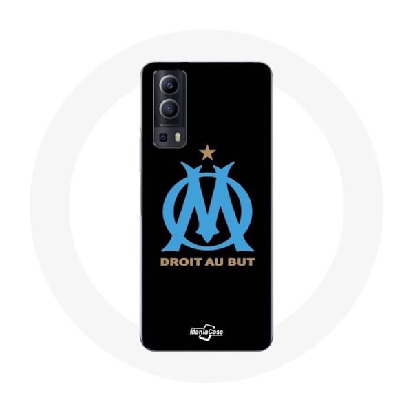 Coque - Maniacase - Vivo Y72 - Olympique de Marseille-logotyp - Mjuk - Svart Svart