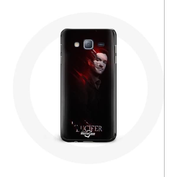 Cover til Samsung Galaxy A3 Lucifer Serie sort baggrund