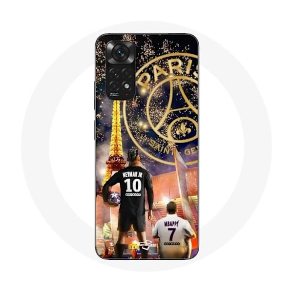 Coque Xiaomi Redmi Note 11S PSG Neymar ja Mbappé Hyvää joulua
