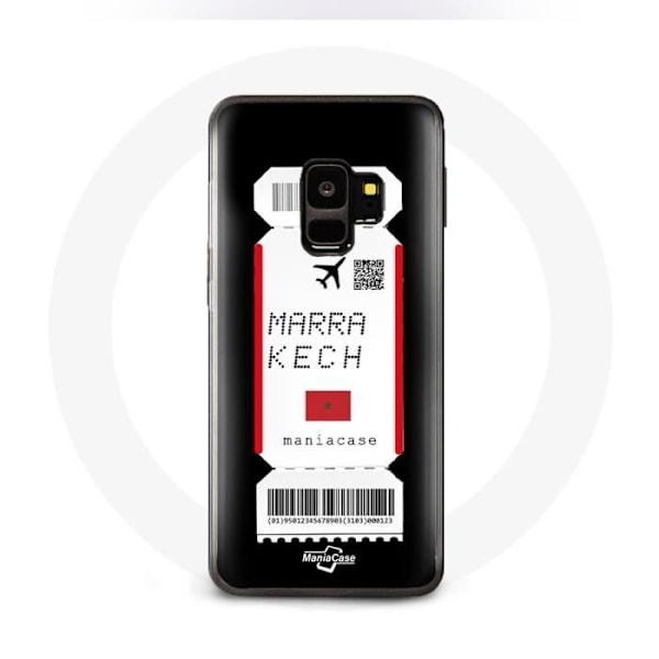 Coque för samsung galaxy S9 plus Flygbiljett Marrakech Marocko