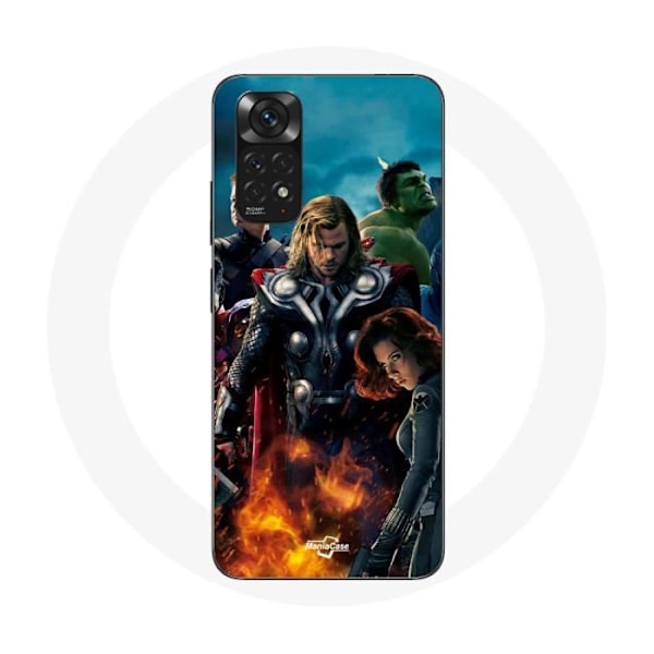 Coque для Xiaomi Redmi Note 11S Avengers супергеройское кино