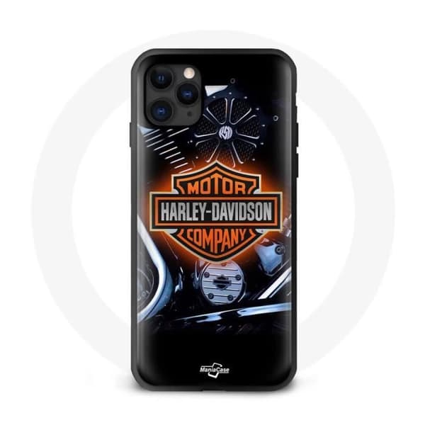 Iphone 13 Pro Max - MANIACASE - Harly Davidson - Musta - Pehmeä - Iskunsuojaus