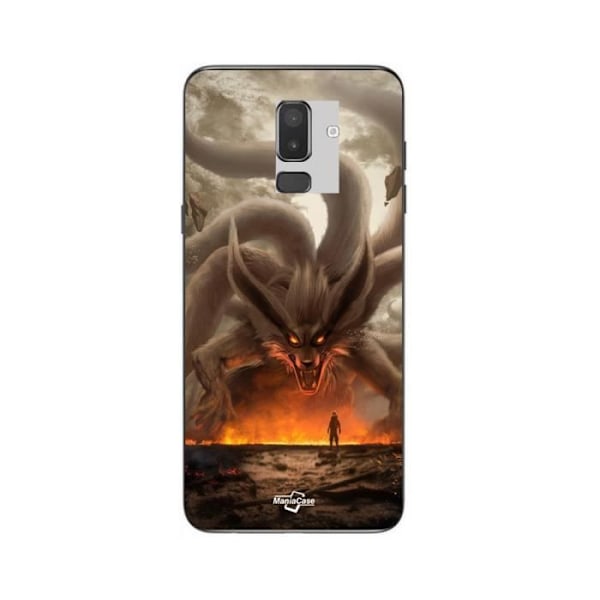 Coque - Maniacase - Samsung Galaxy J8 2018 - Svart - Mjuk - Naruto Kurama