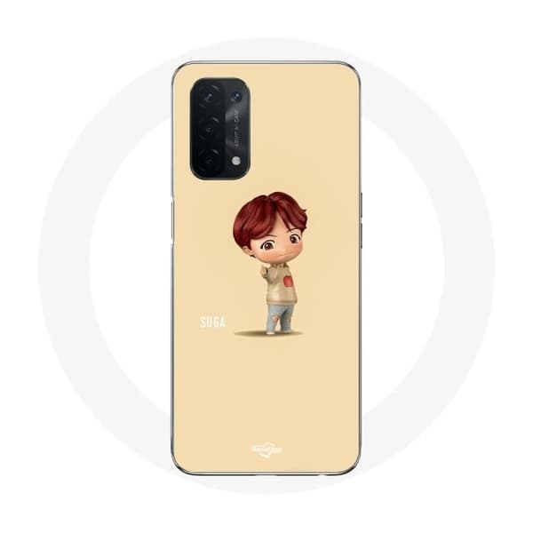 Cover til Oppo A54 5G BTS TinyTAN Animation Suga