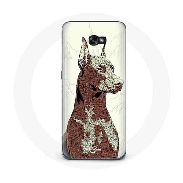 Skyddsfodral för Samsung Galaxy A5 2017 Doberman hundras