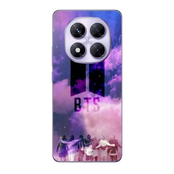 Coque - Xiaomi - Redmi Note 14 Pro 5G - Mjuk - Svart - BTS Kpop Logotyp