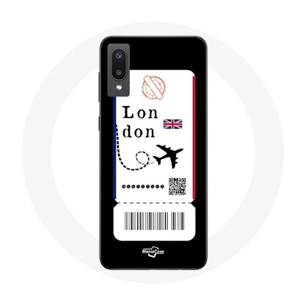 Coque - Samsung - Galaxy A02 - Biljett till London - Mjuk - Syntetiskt skydd