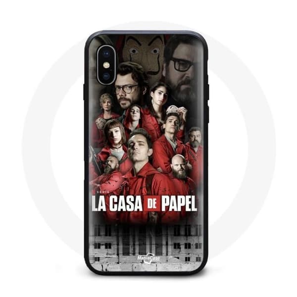 Coque Iphone XS Max för La Casa De Papel