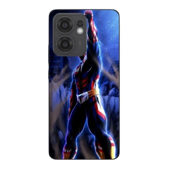 Coque Maniacase För Oppo Reno 13F All might en för All min hjältar akademi anime Svart