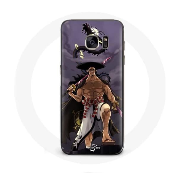 Coque - MANIACASE - Samsung Galaxy S6 Edge - Sort - Blød - One Piece Anime