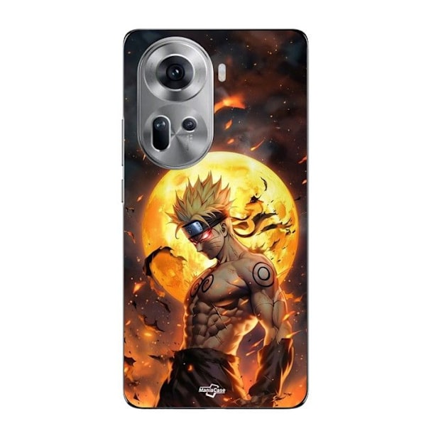 Coque för Oppo Reno 11 5g Mörk Naruto måne 3D Maniacase Svart