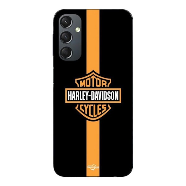 Coque - Harley Davidson - Samsung Galaxy A24 - Mjuk - Svart - Mönster Motorcyklar