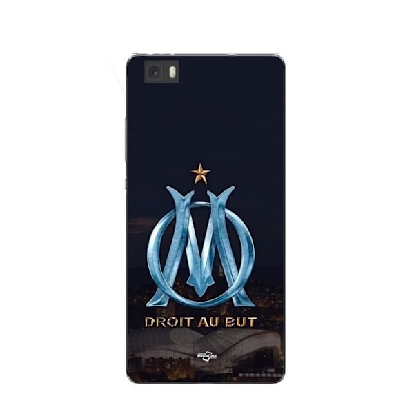 Coque Maniacase för Huawei P8 Lite OM blå och gyllene logotyp stadion