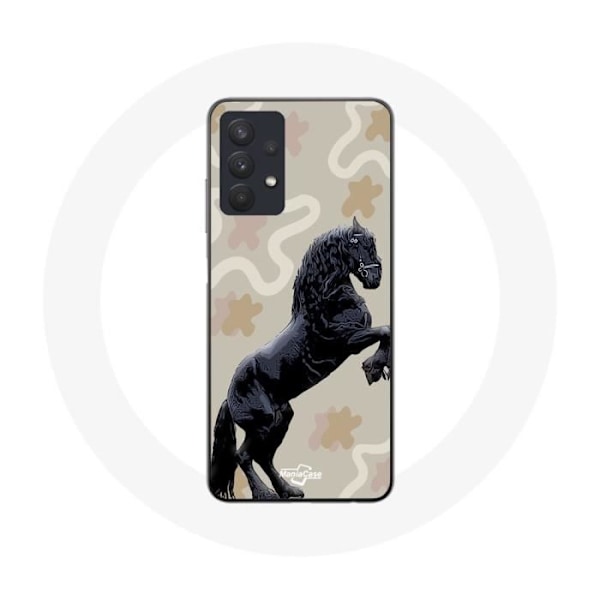 Coque för Samsung Galaxy A32 5G Frison Svart Hästras