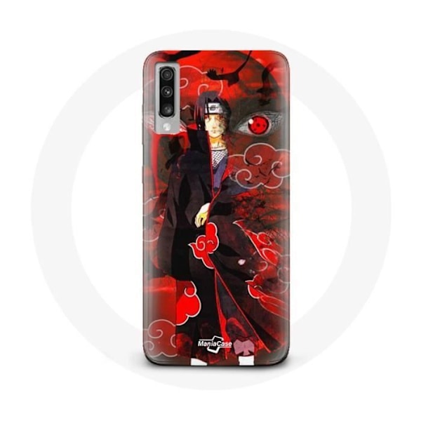 Coque för Samsung Galaxy A50 Itachi Uchiwa Naruto Anime