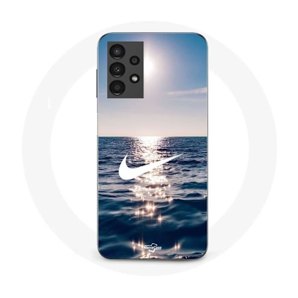 Coque - Nike - Galaxy A13 4G - Vit logotyp - Mjuk - Dagligt skydd Vit