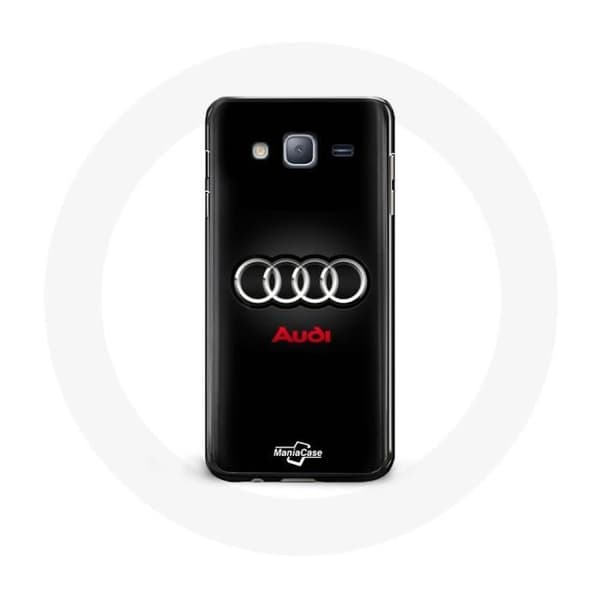 Coque - Audi - Galaxy J3 2016 - Metal - Sort - Sportlogo Svart