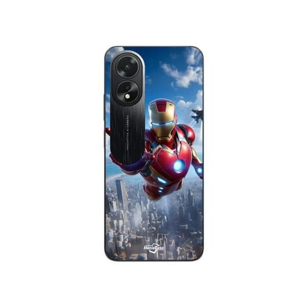 Cover til Oppo A38 Iron Man Angreb svart