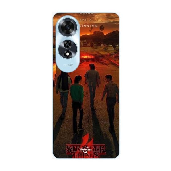 Kuori Oppo A60 Stranger Things kausi 4 sort