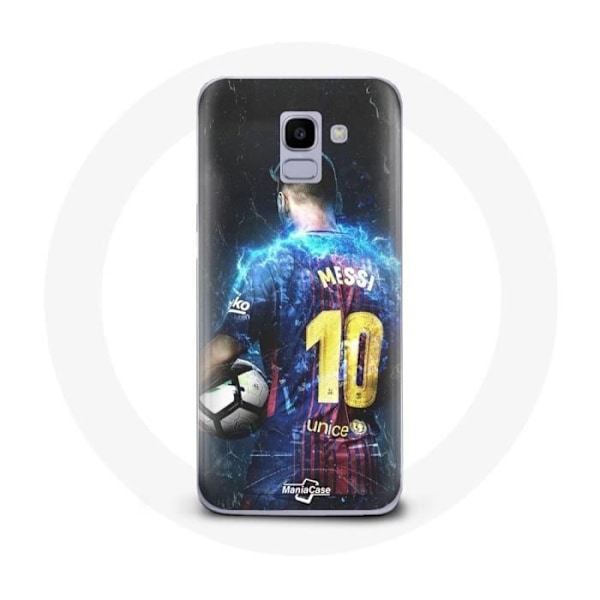 Coque för Samsung Galaxy A6 2018 Lionel Messi FC Barcelona FCB