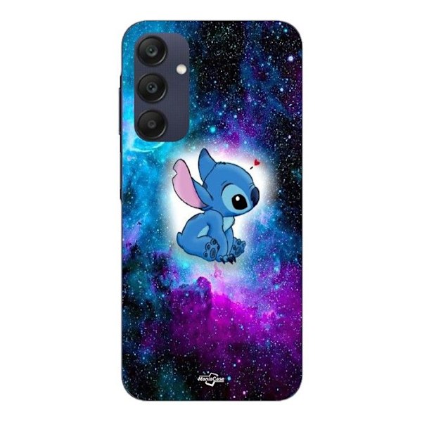 Coque - Maniacase - Samsung Galaxy A25 - Stitch Ohana - Mjuk - Färgglad Färgad