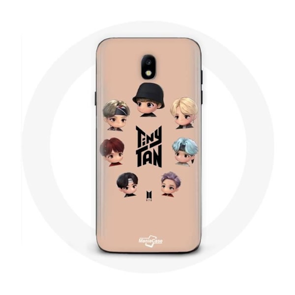 Coque för Samsung Galaxy J5 2017 BTS TinyTAN-animation affisch RM Jin Suga J-Hope Jimin V och Jungkook
