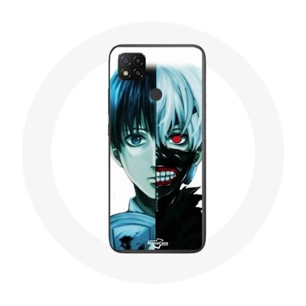 Mobilskal - Xiaomi - Redmi 9C - Tokyo Ghoul Ansikte - Flexibel - Stötskydd
