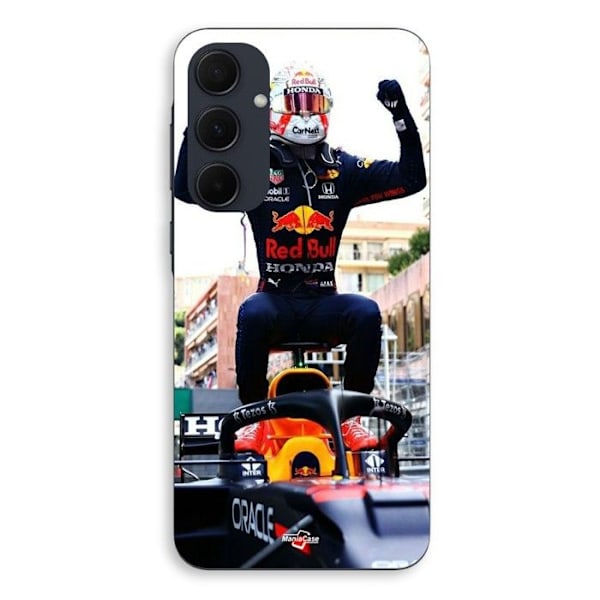 Coque för Samsung Galaxy A35 Max Verstappen Formel 1 Maniacase Svart