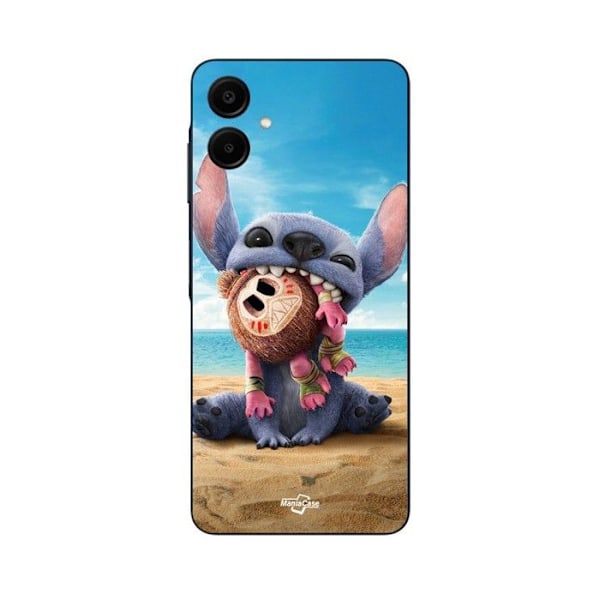 Coque för Samsung Galaxy A06 Stitch och Moana Kakamora Maniacase Svart