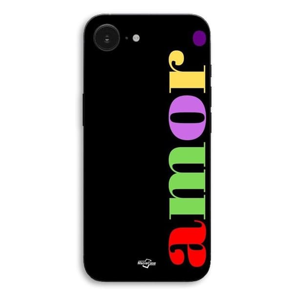 IPhone 17e Amor värikäs Maniacase Svart