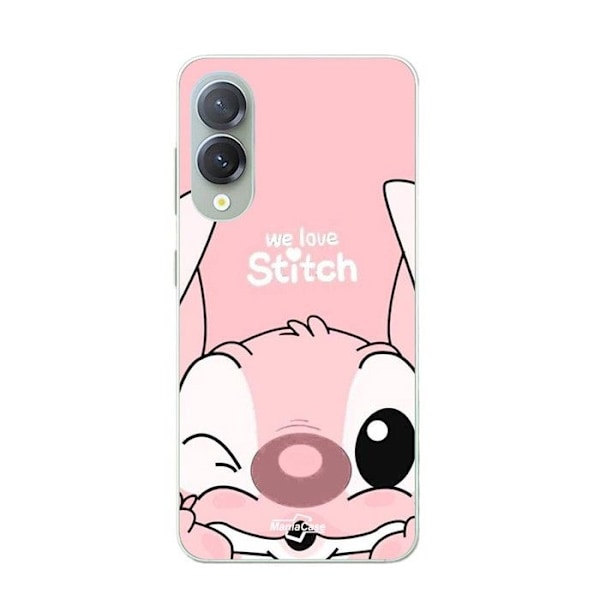 Coque för Samsung Galaxy S25 Edge Stitch Söt ängel rosa Maniacase Svart