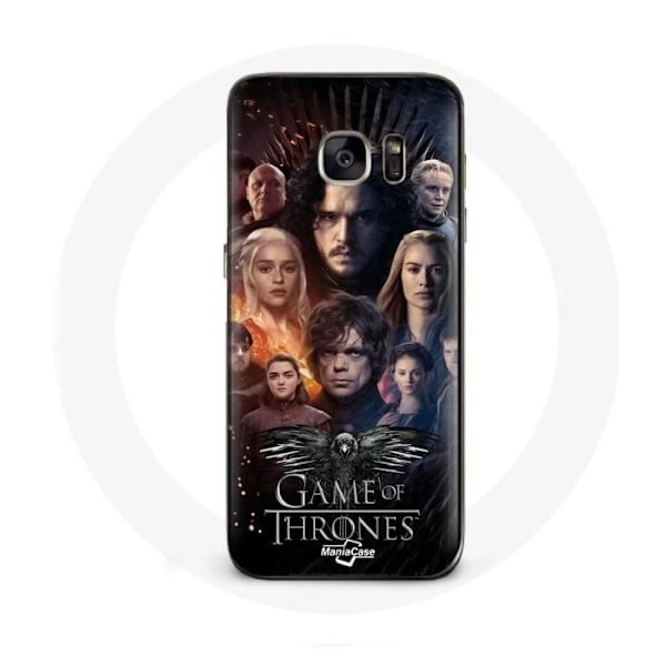 Skydd för Samsung Galaxy S7 Game of Thrones Säsong 8 Tronen L'affiche av teamets logotyp A