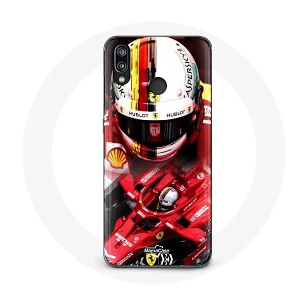 Coque - Formule 1 - P20 Lite - Röd - Mjuk - Sebastian Vettel Röd