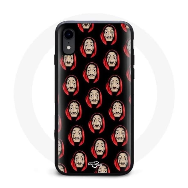 Iphone XS Cover La Casa De Papel Ansigt