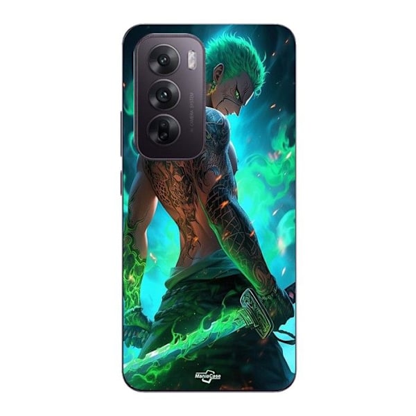Coque - Maniacase - Oppo Reno 12 5G - One Piece Zoro - 3D - Mjuk