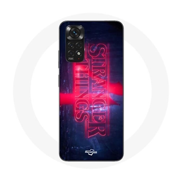 Coque för Xiaomi Redmi Note 11 4G Stranger Things Logotyp Transparent Säsong 4 Trailer 2022
